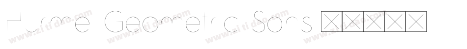 Hurme Geometric Sans字体转换